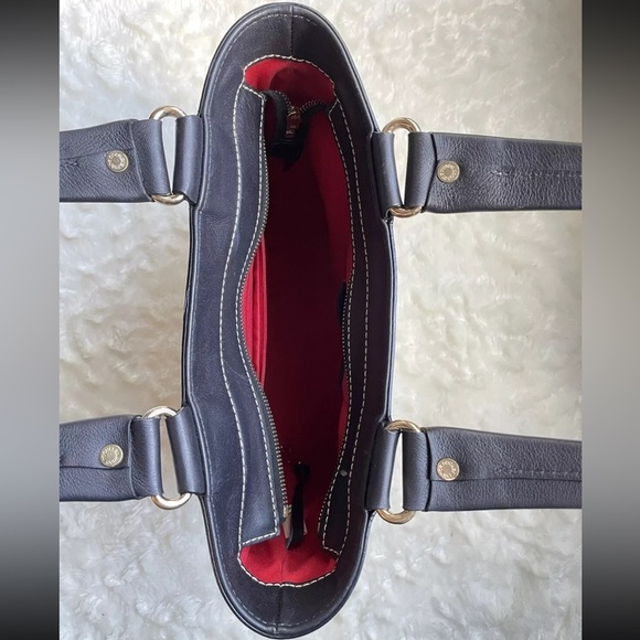 Dooney & Bourke Gabriella Logo Quilt Bag Black Grey Classic Purse Shoulder Bag - Picture 14 of 15